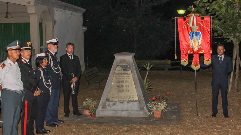 Un momento della cerimonia