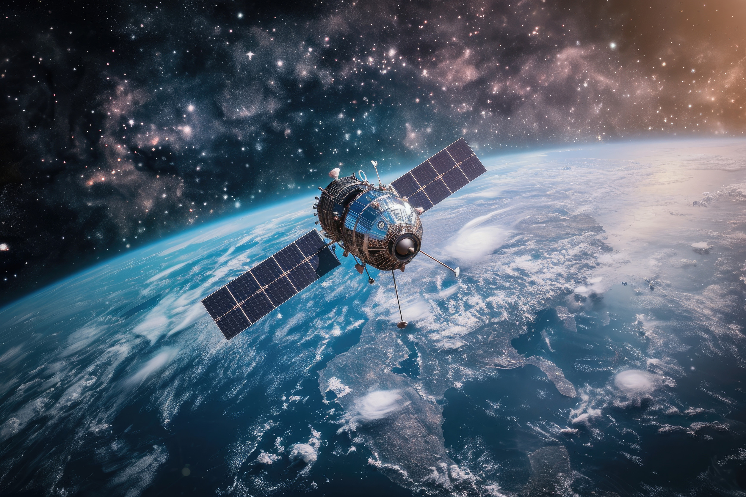 Satellite nello spazio (Foto da comunicato Università degli Studi di Firenze)