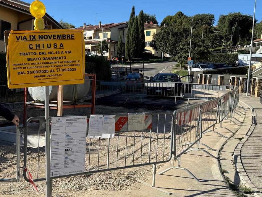 Lavori nuova fognatura