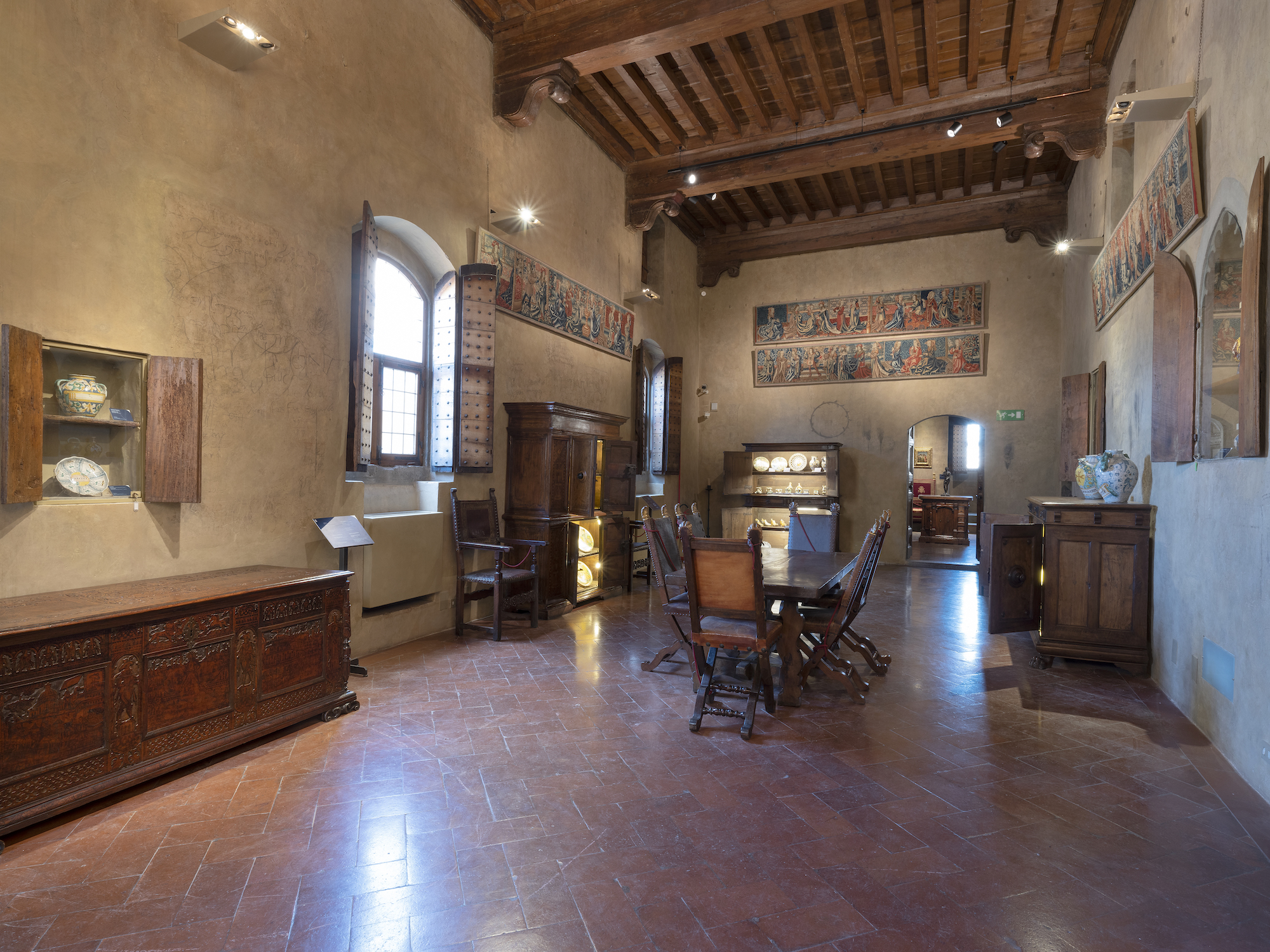 Sala da giorno, Museo Palazzo Davanzati (Fonte foto comunicato stampa Musei del Bargello)