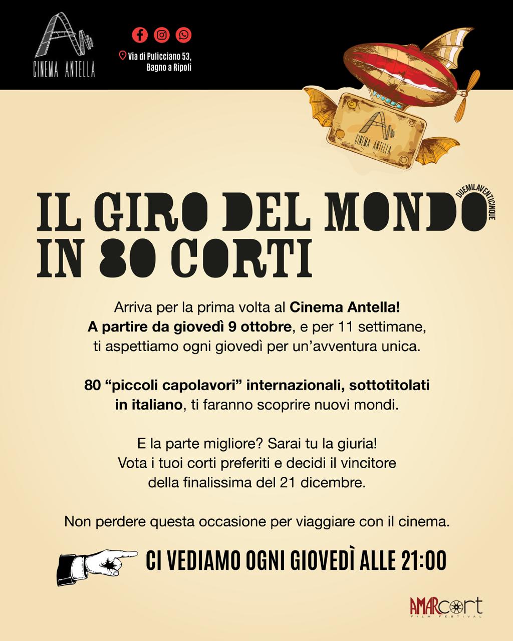 Giro del Mondo in 80 corti