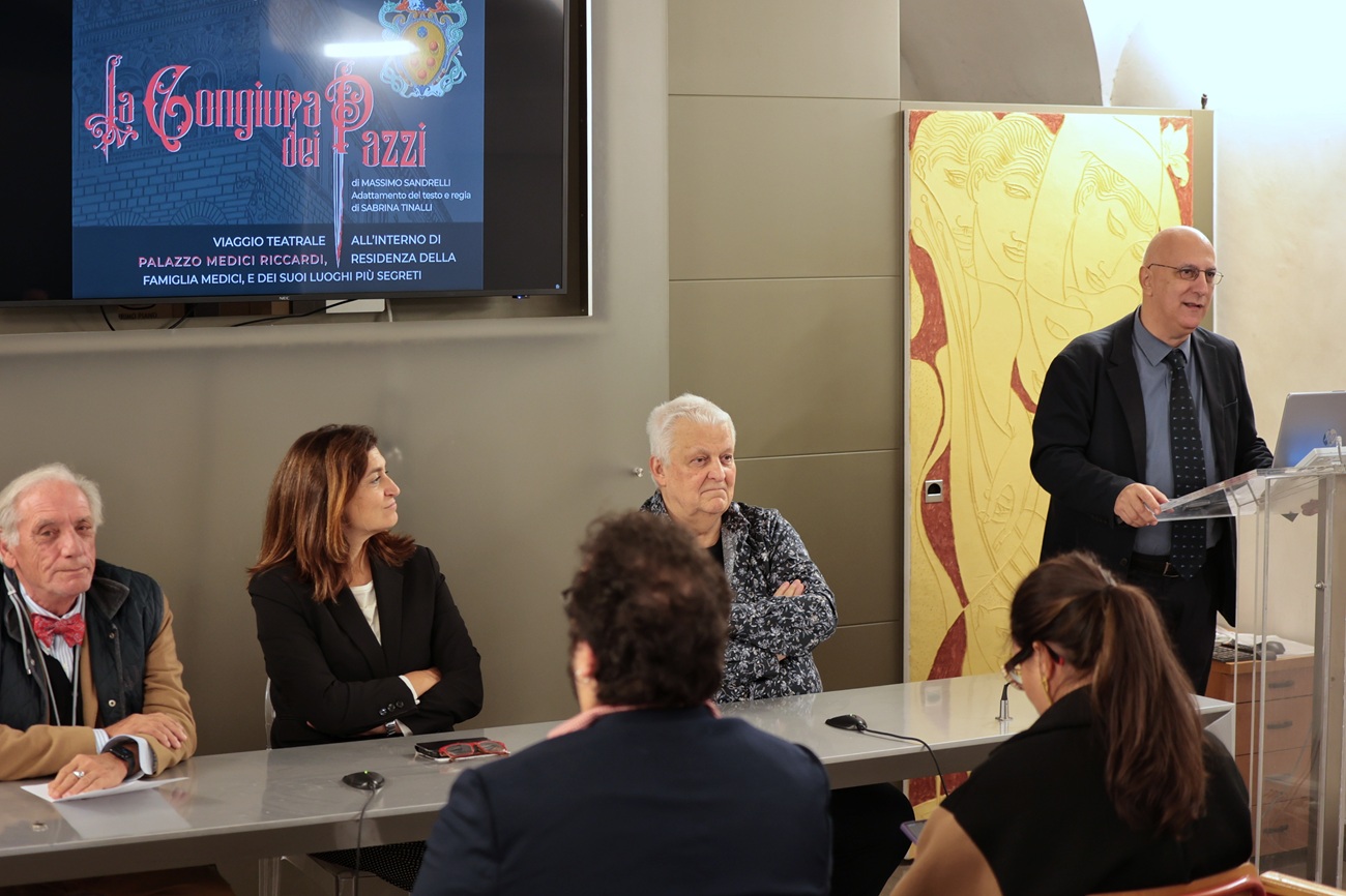 Un momento della conferenza stampa (foto Antonello Serino - Met Ufficio Stampa)