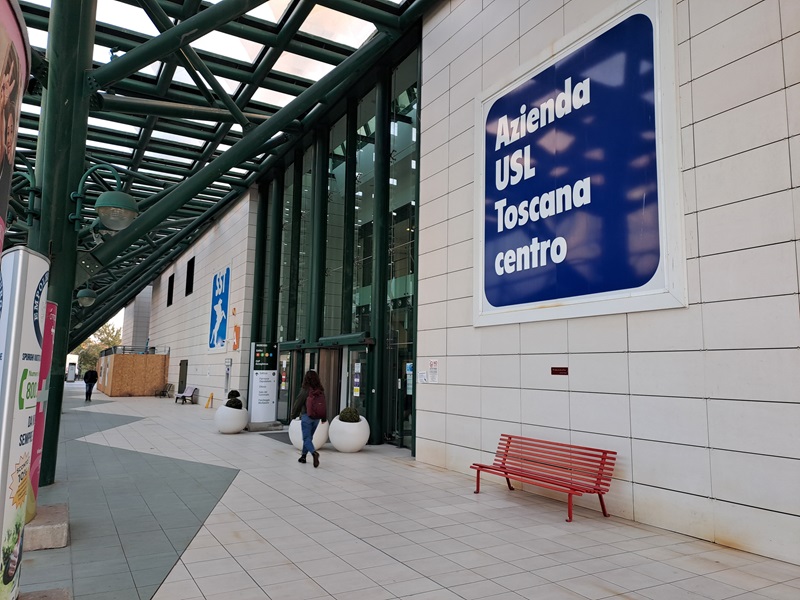 Ingresso principale ospedale di Empoli (Fonte foto Ausl Toscana Centro)
