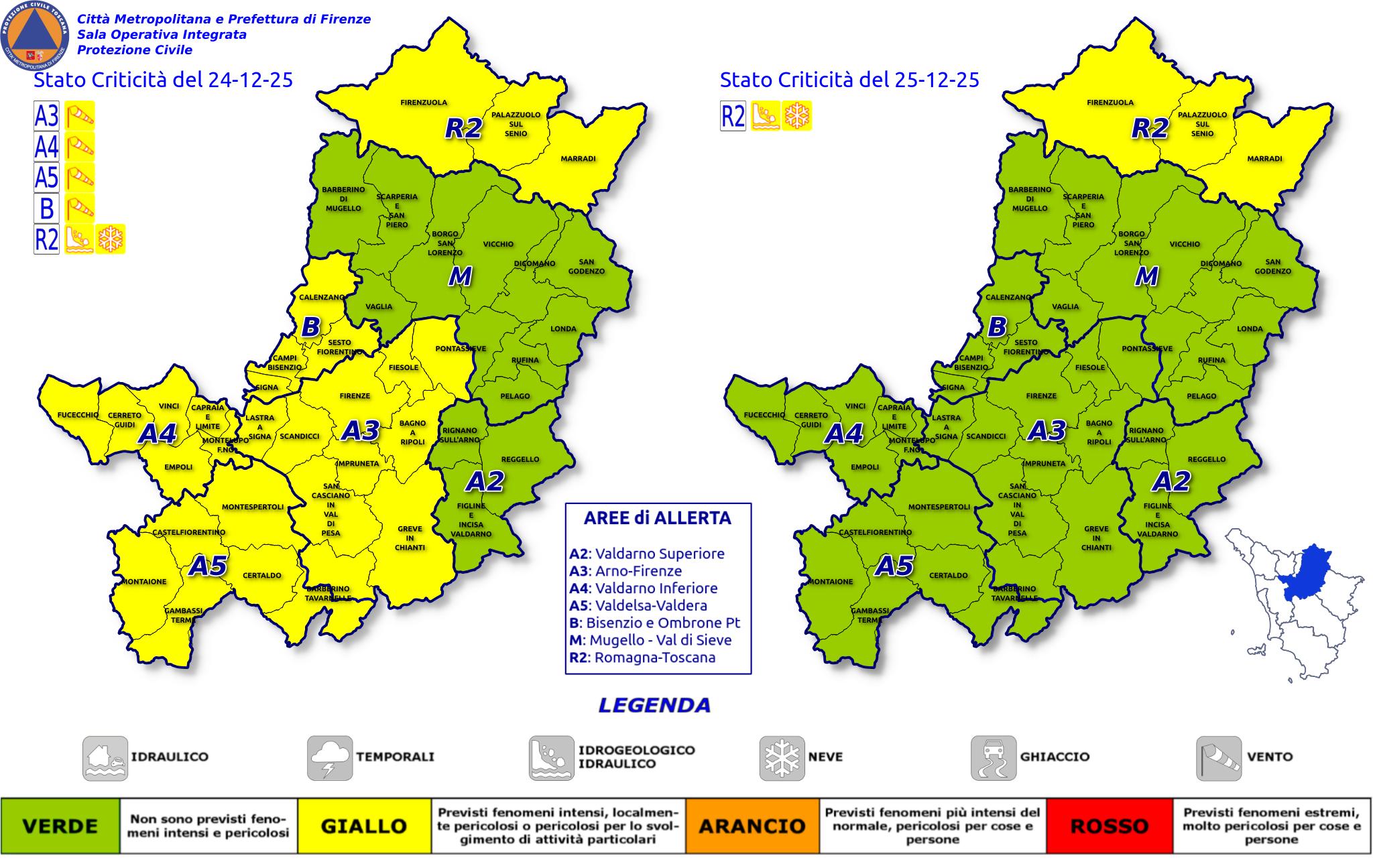 Codice giallo neve