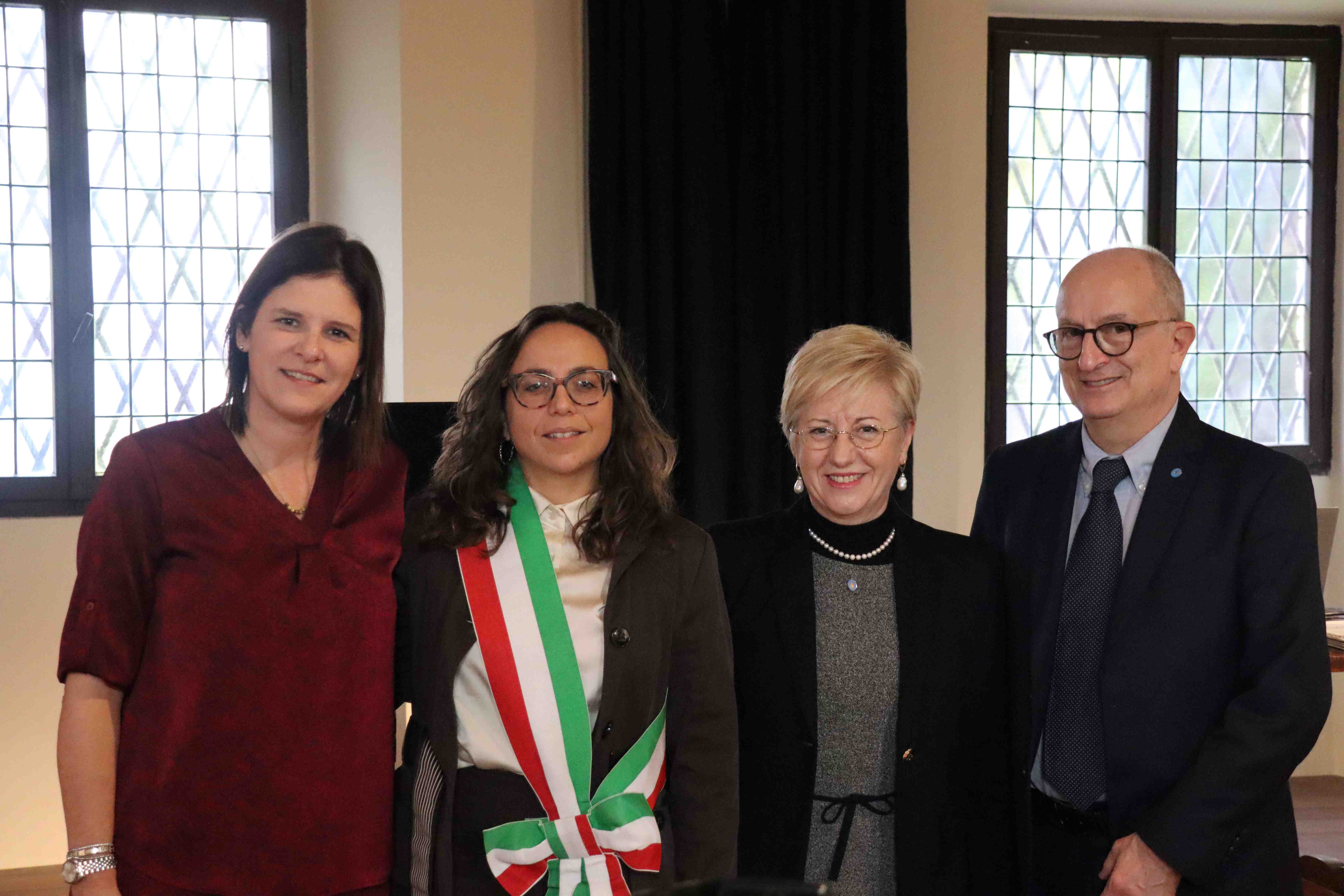 Federica Paoletti_Romina Renzi_Giovanna Frosini_Paolo D'Achille_Casa Boccaccio_Certaldo Alta_Fi