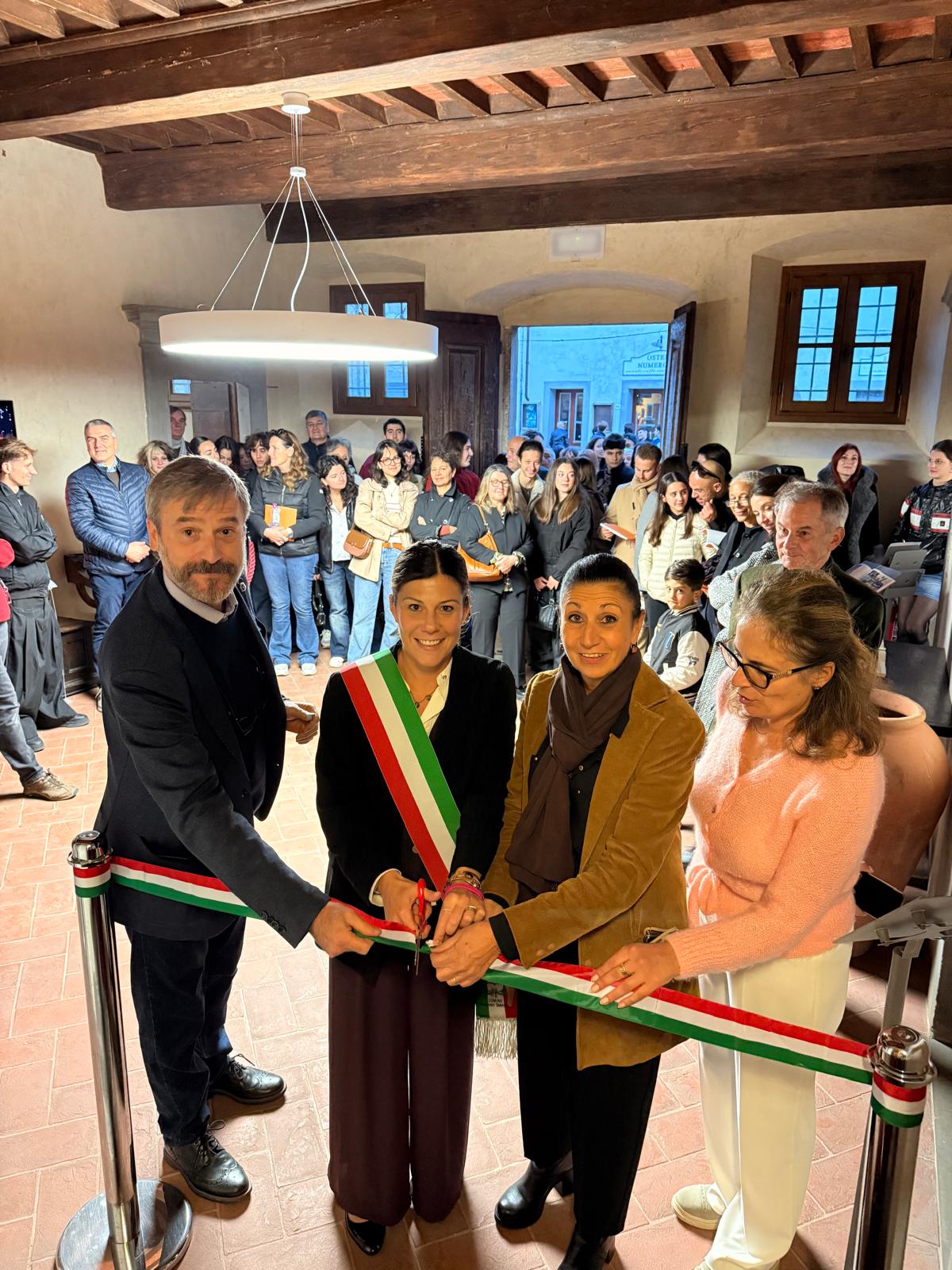 Tracce contemporanee, inaugurazione (Fonte foto Comune di Barberino Tavarnelle)