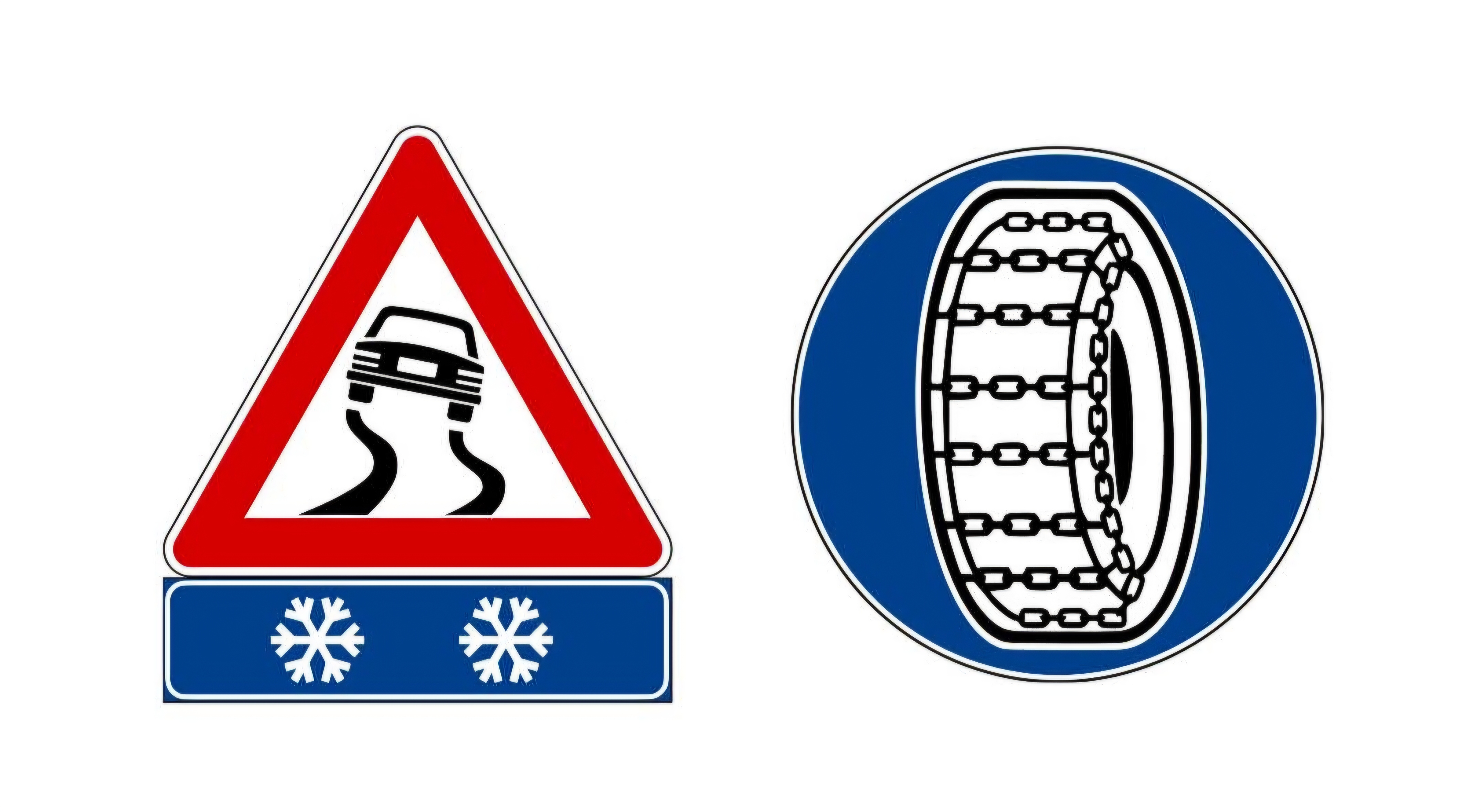 Neve in Alto Mugello, prudenza alla guida