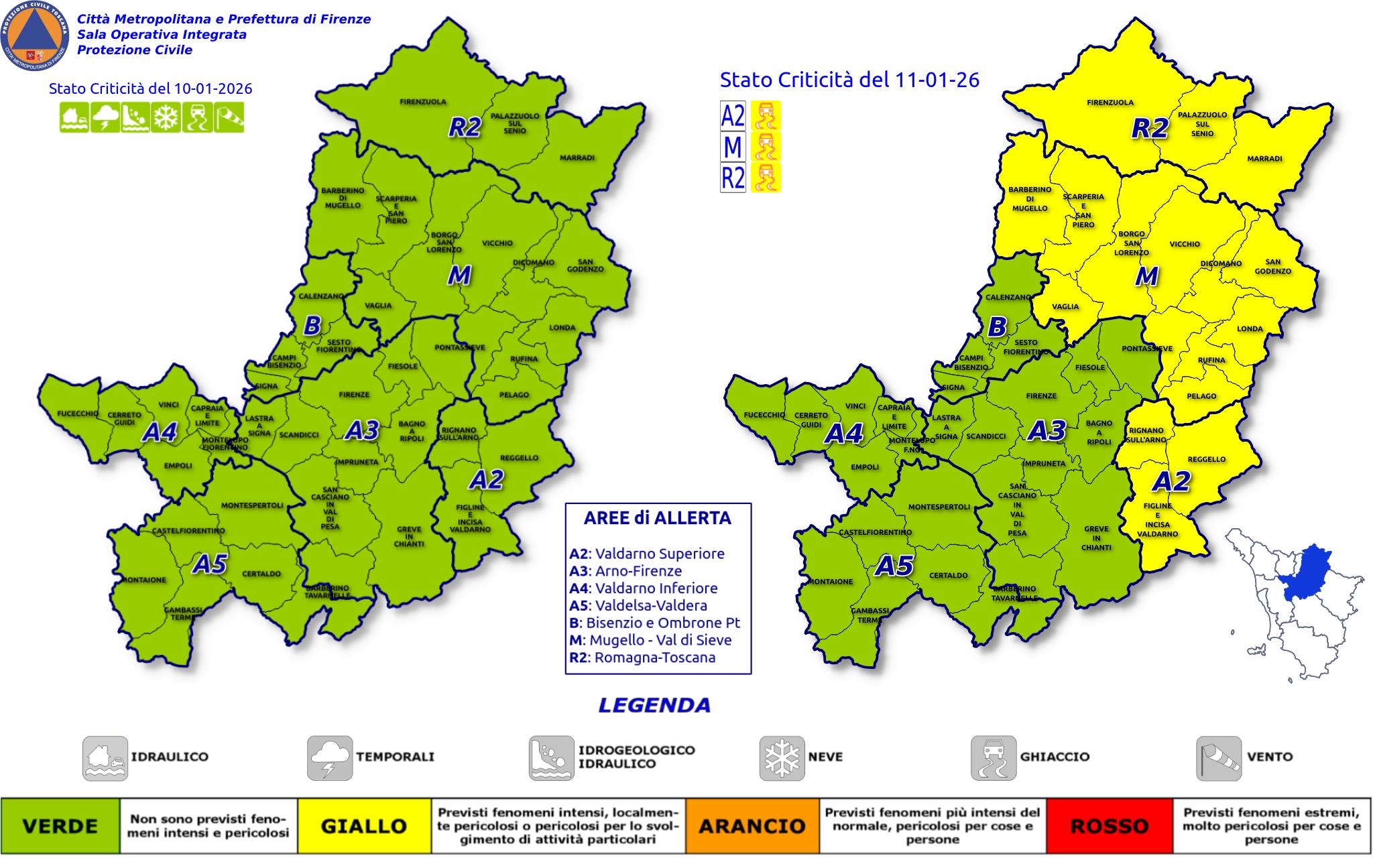 Codice giallo per ghiaccio