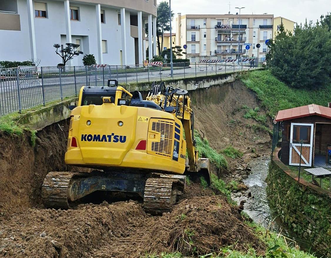 Rio Diecine Via Gentile Fornaci Pistoia_27.01.2026 (fonte foto comunicato stampa)
