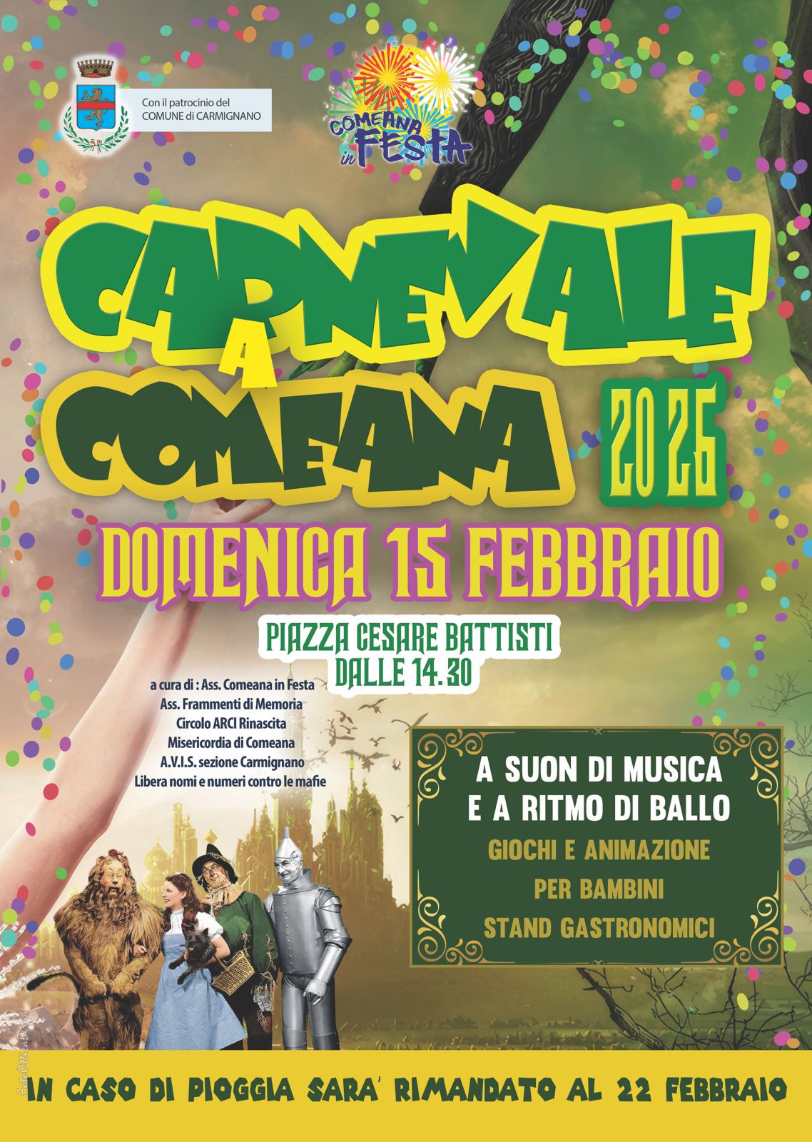 locandina Comeana 15 febbraio