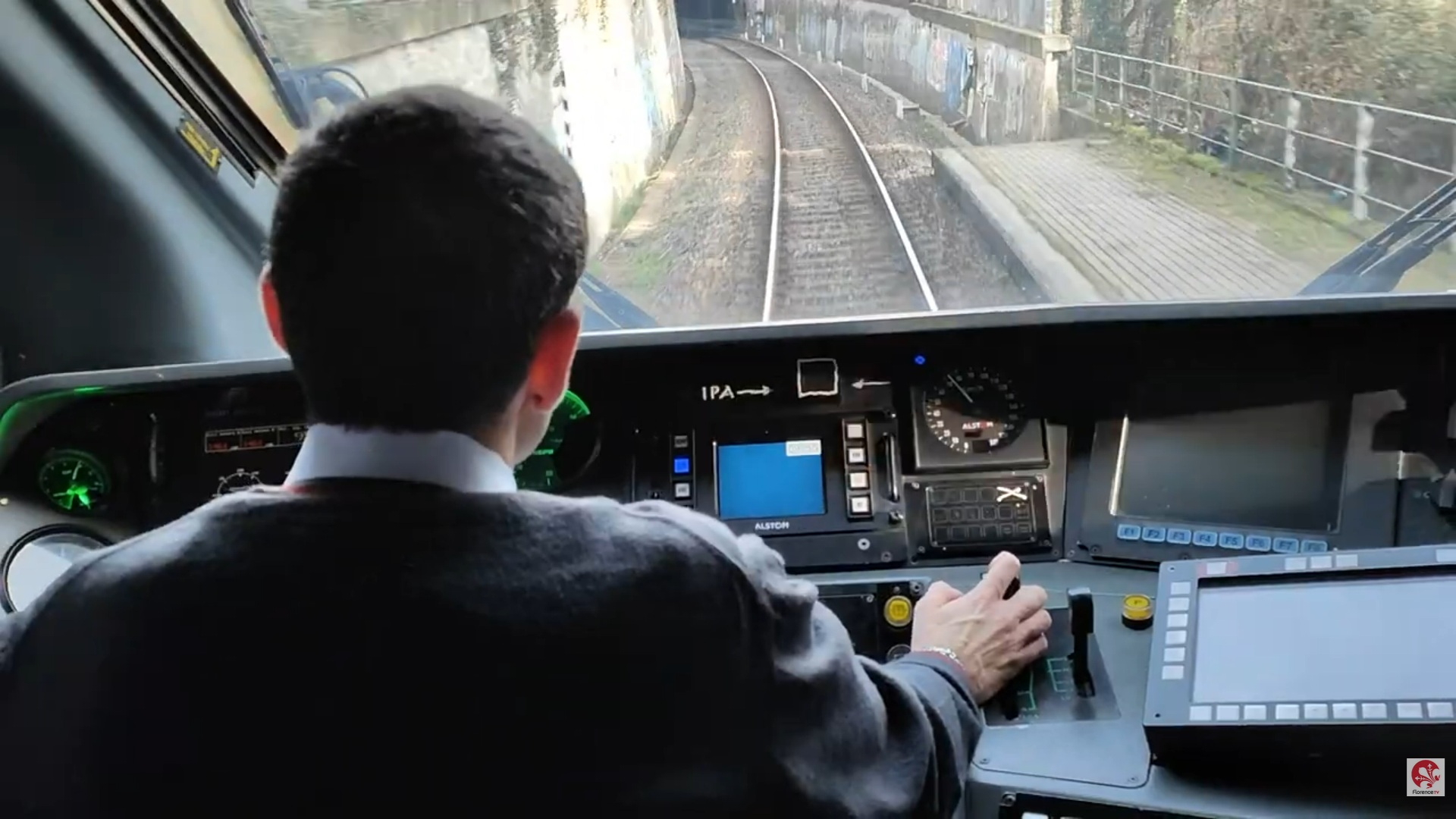 Frame dal video di Florence Tv