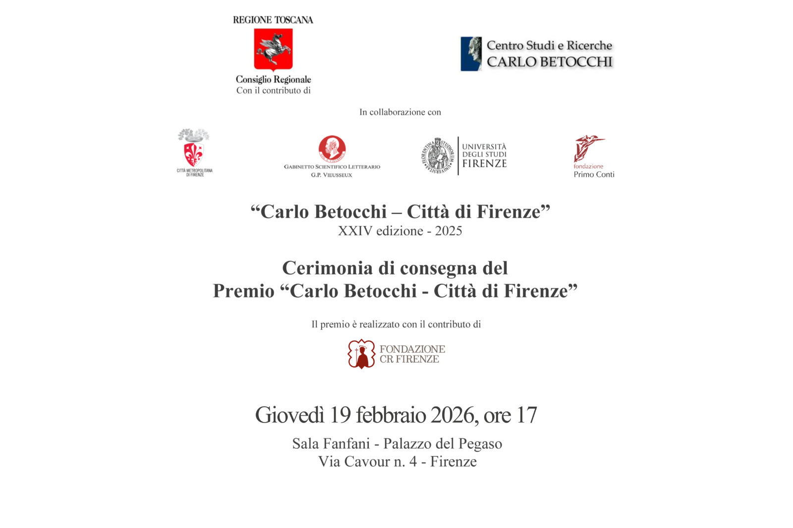 Premio letterario Carlo Betocchi