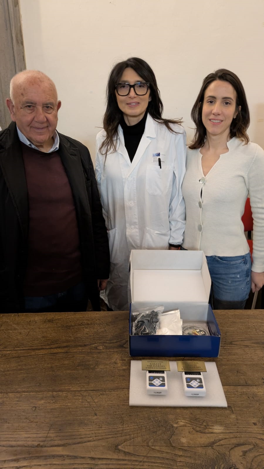 Holter dal Calcit con Bonaccini, Ciapetti e Chellini