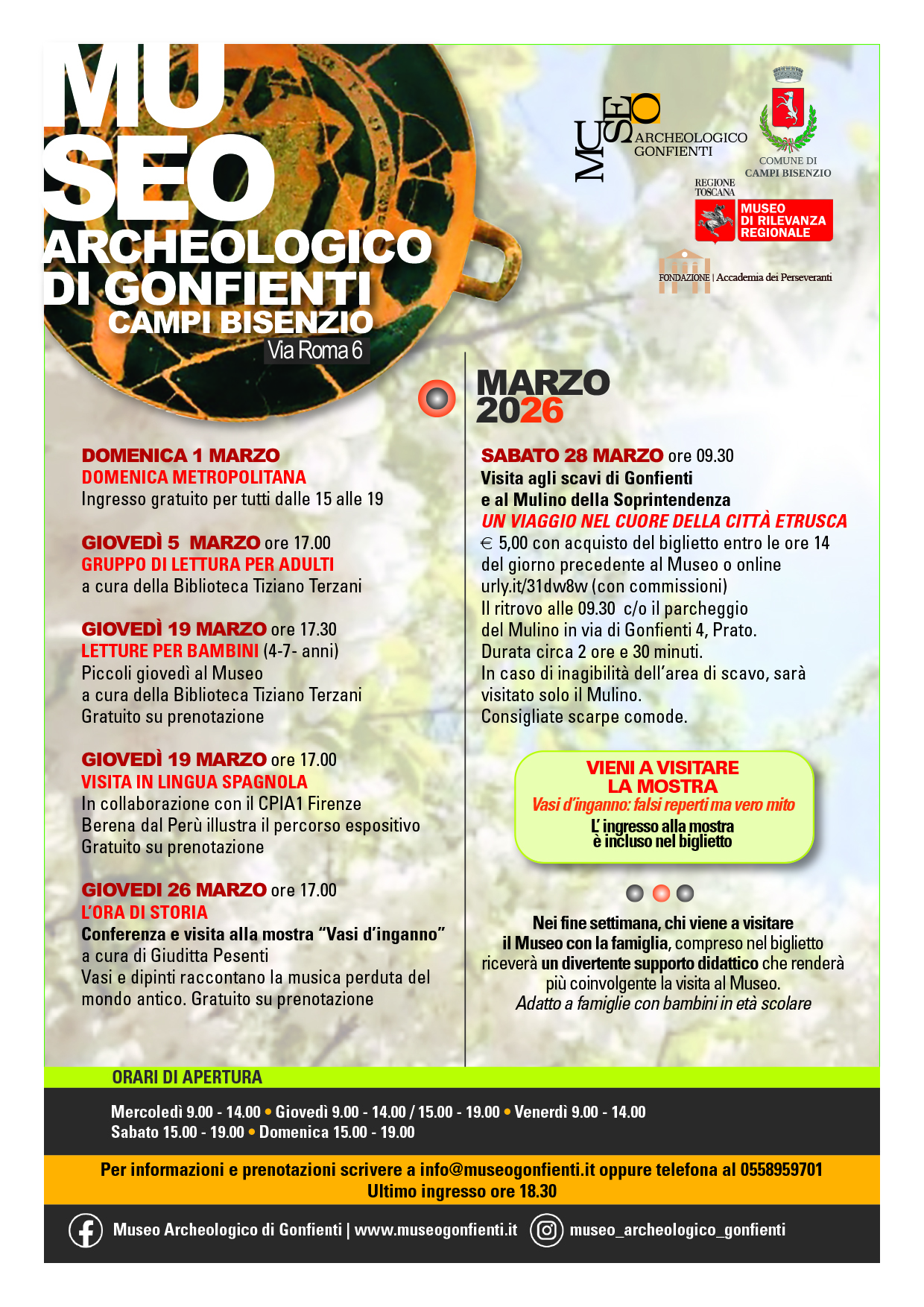 locandina Museo di Gonfienti