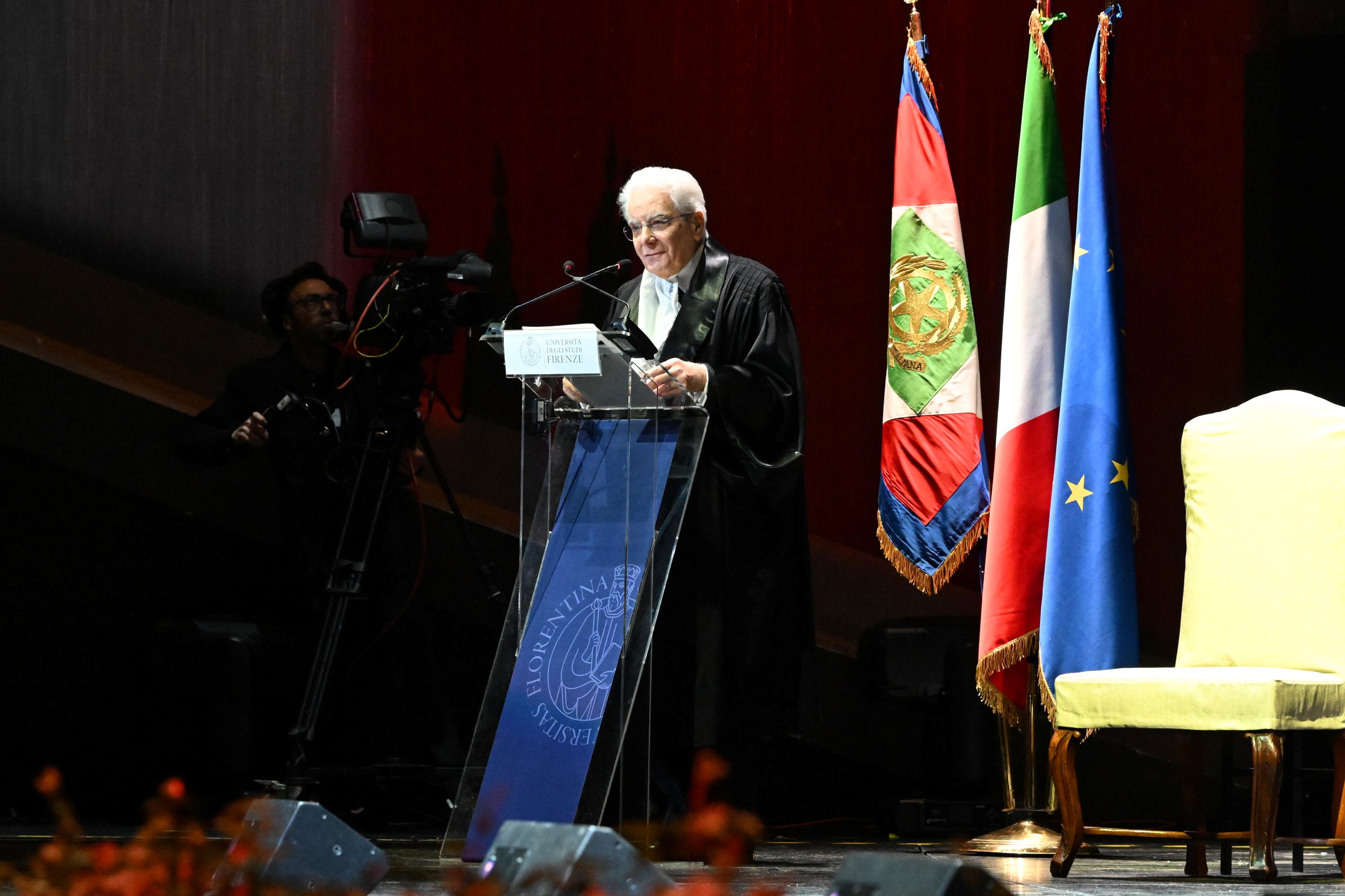 Lectio magistralis del Presidente Mattarella (fonte foto comunicato stampa)