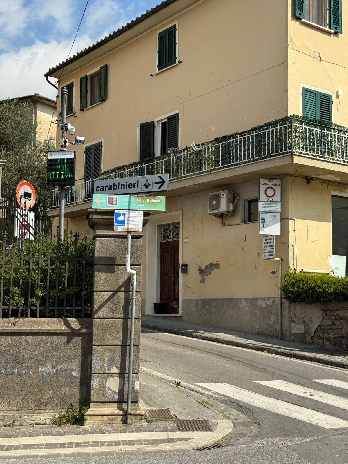 Fucecchio. Lavori in centro storico