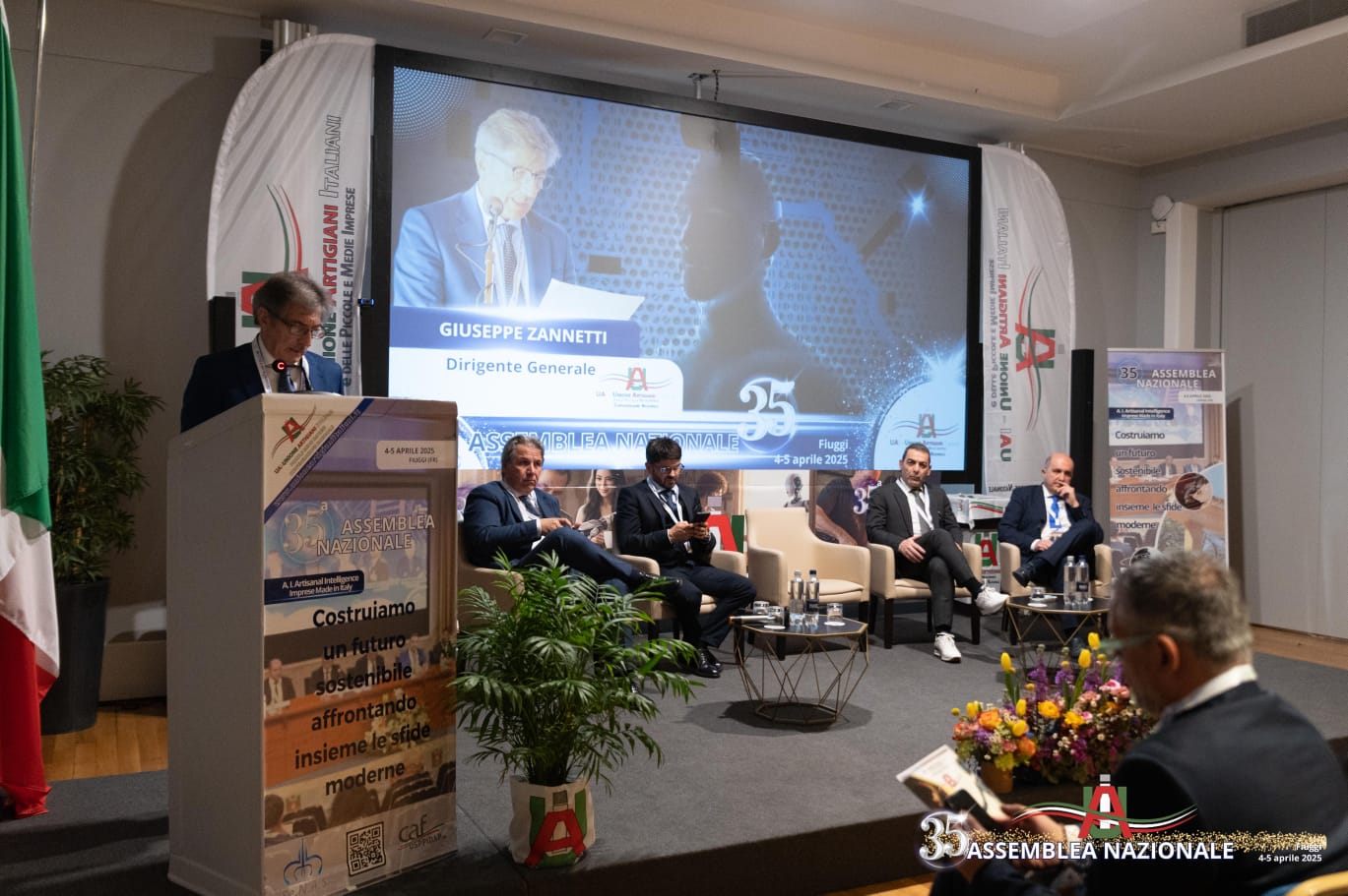 Immagine di repertorio Assemblea 2025 UAI con istituzioni e delegati da tutta Italia"