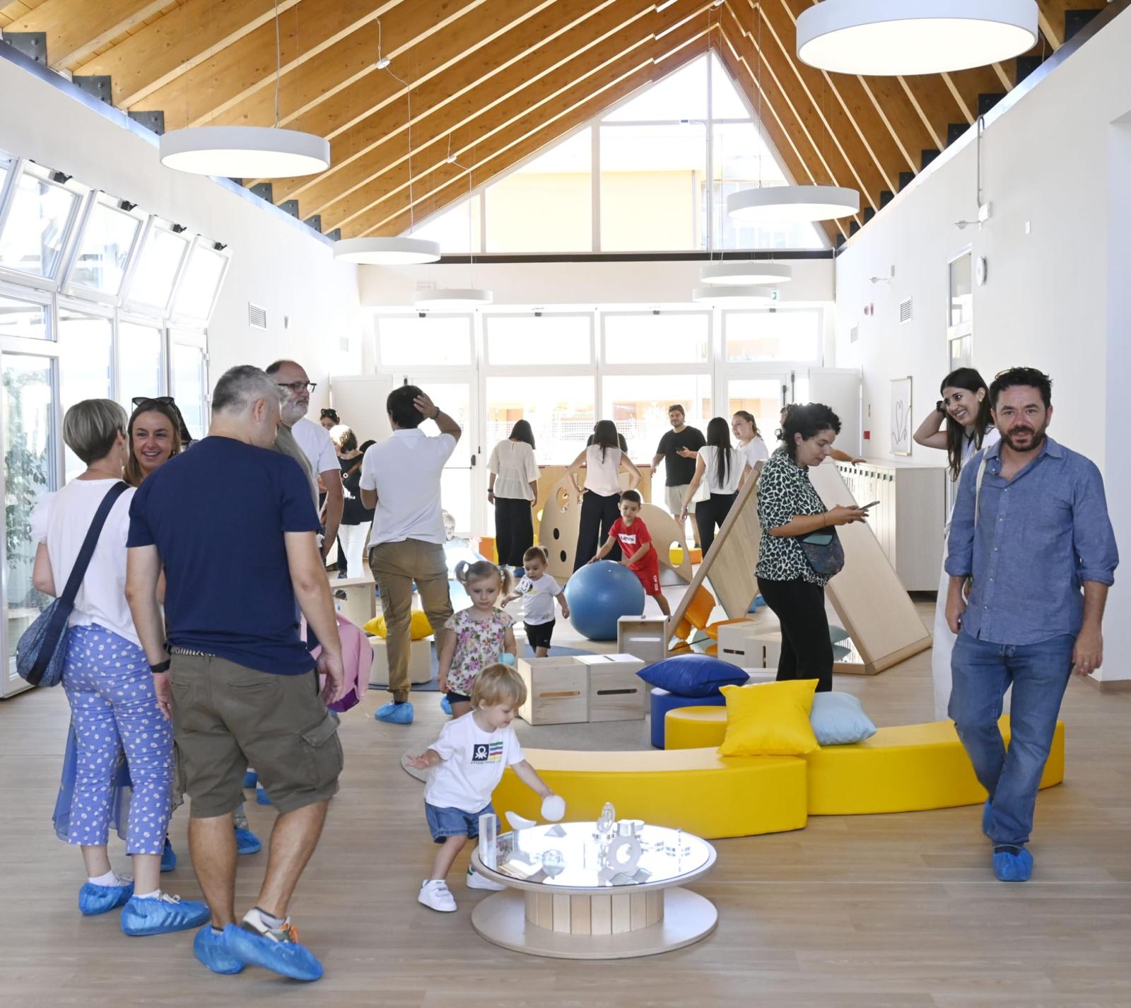 Uno degli incontri con le famiglie