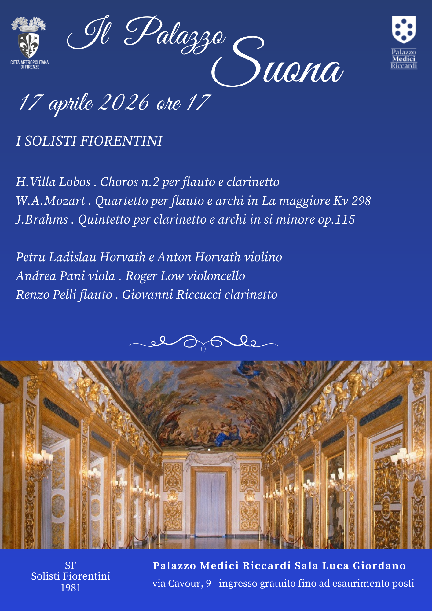 locandina concerto 17 aprile 2026