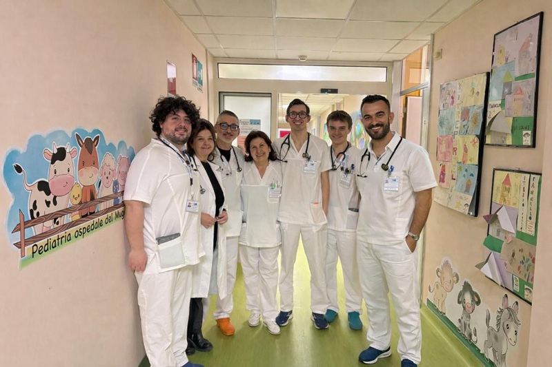 I nuovi medici in servizio alla pediatria del Mugello con la dott.ssa Di Silvio