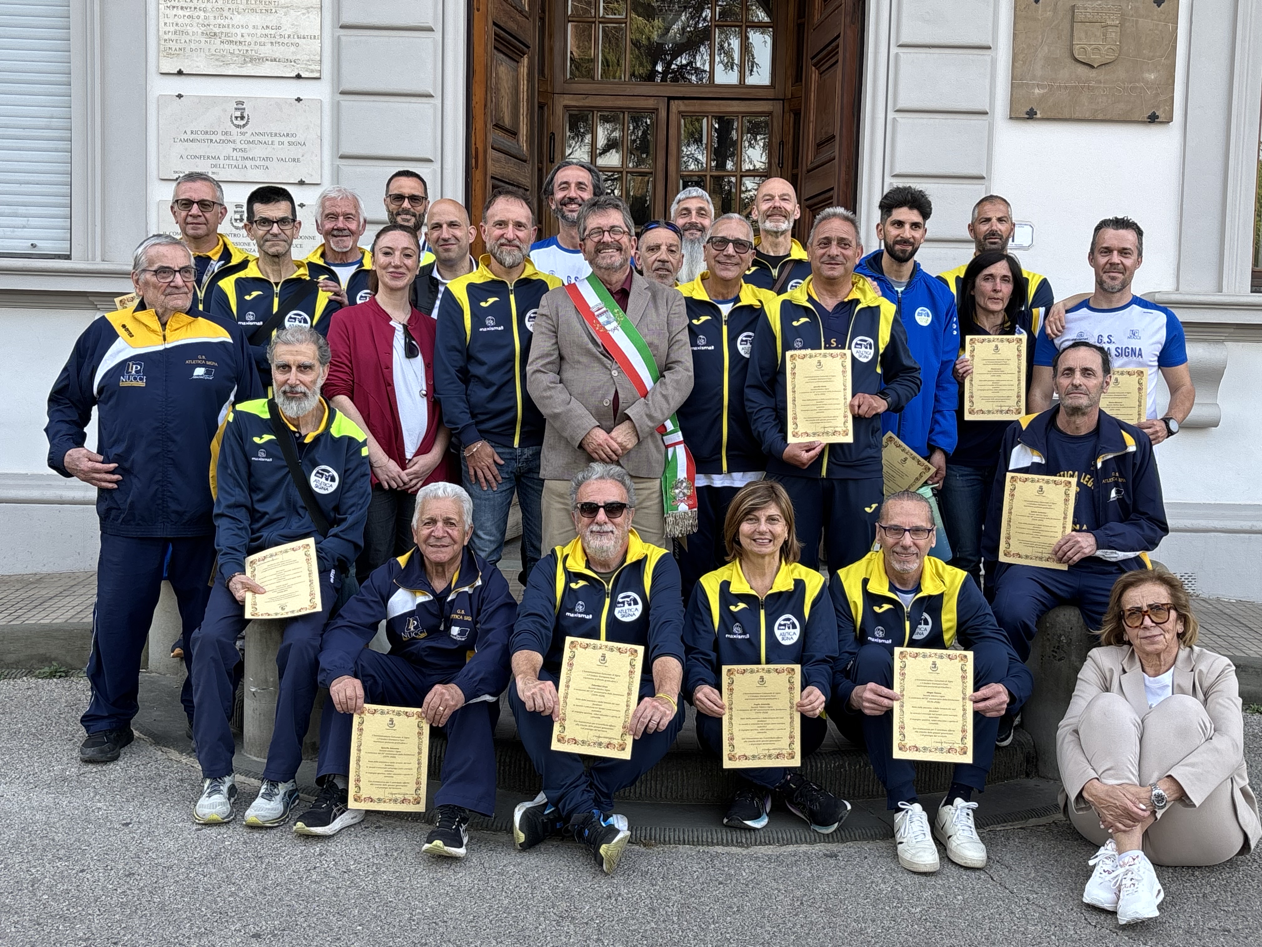  Cinquant’anni dell’Atletica Signa: encomio del Comune per la storica realtà sportiva   	 