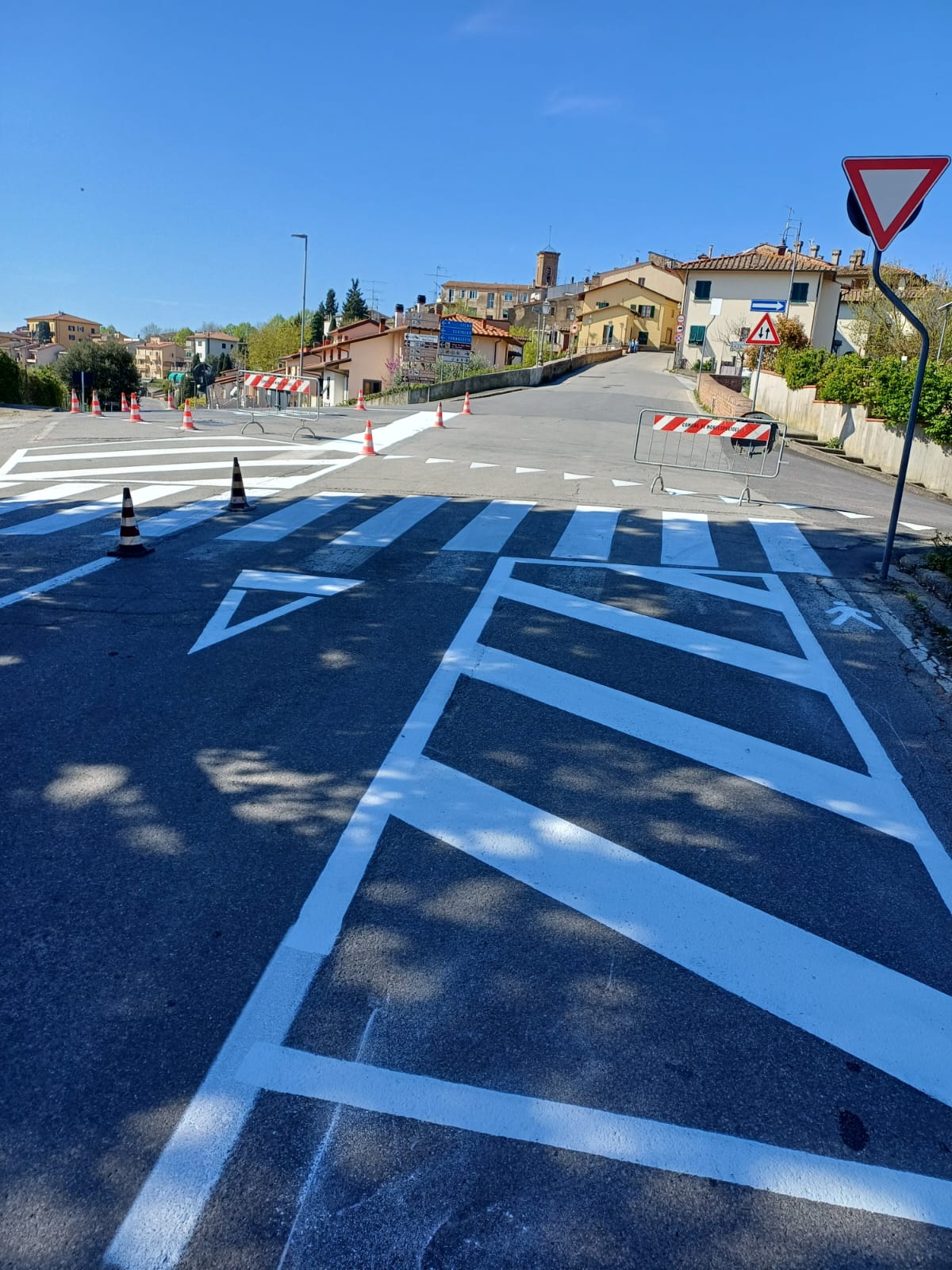 incrocio senso unico via volterrana (fonte foto comunicato stampa)