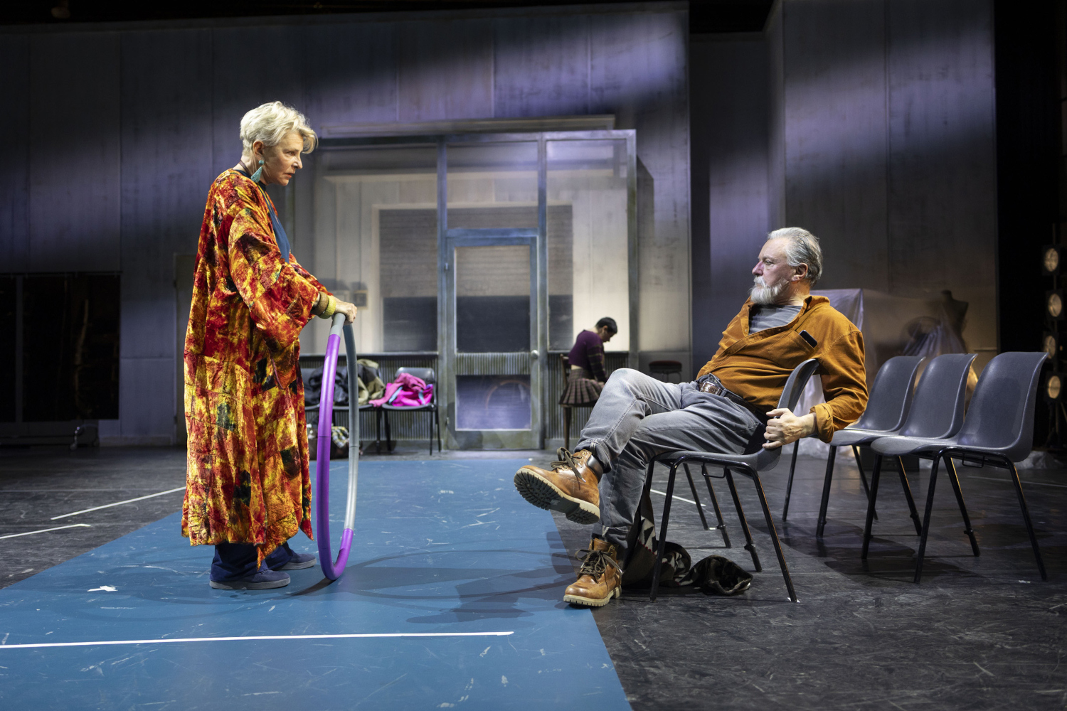 Circle Mirror Transformation - Valerio Binasco, Pamela Villoresi_ ph. Virginia Brown (fonte foto comunicato stampa)