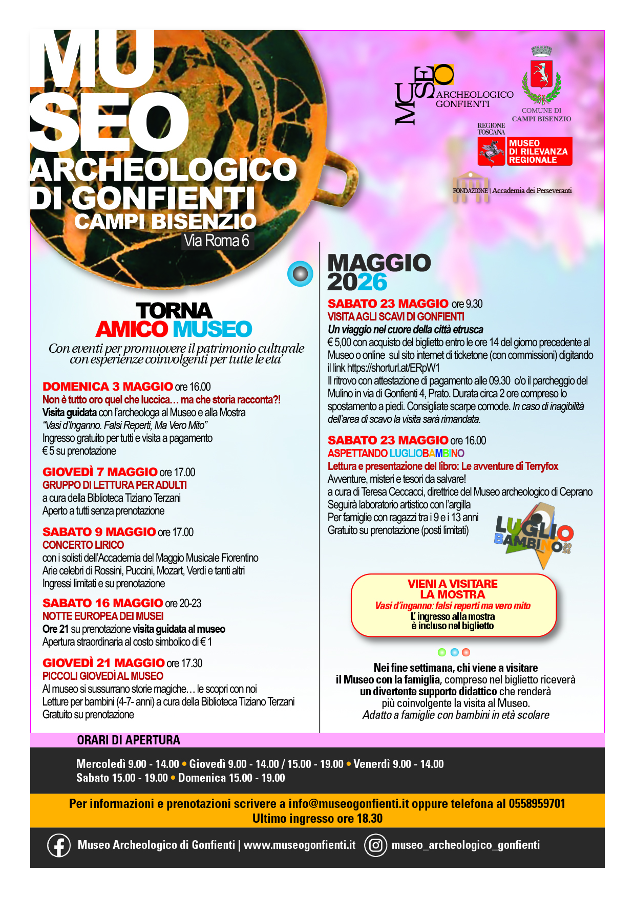 locandina Museo di Gonfienti