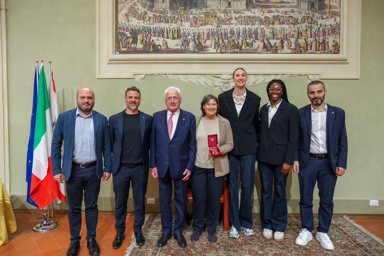 Gonfalone d'argento alla Savino Del Bene