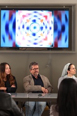 Un momento della presentazione (foto Antonello Serino - Met Ufficio Stampa)