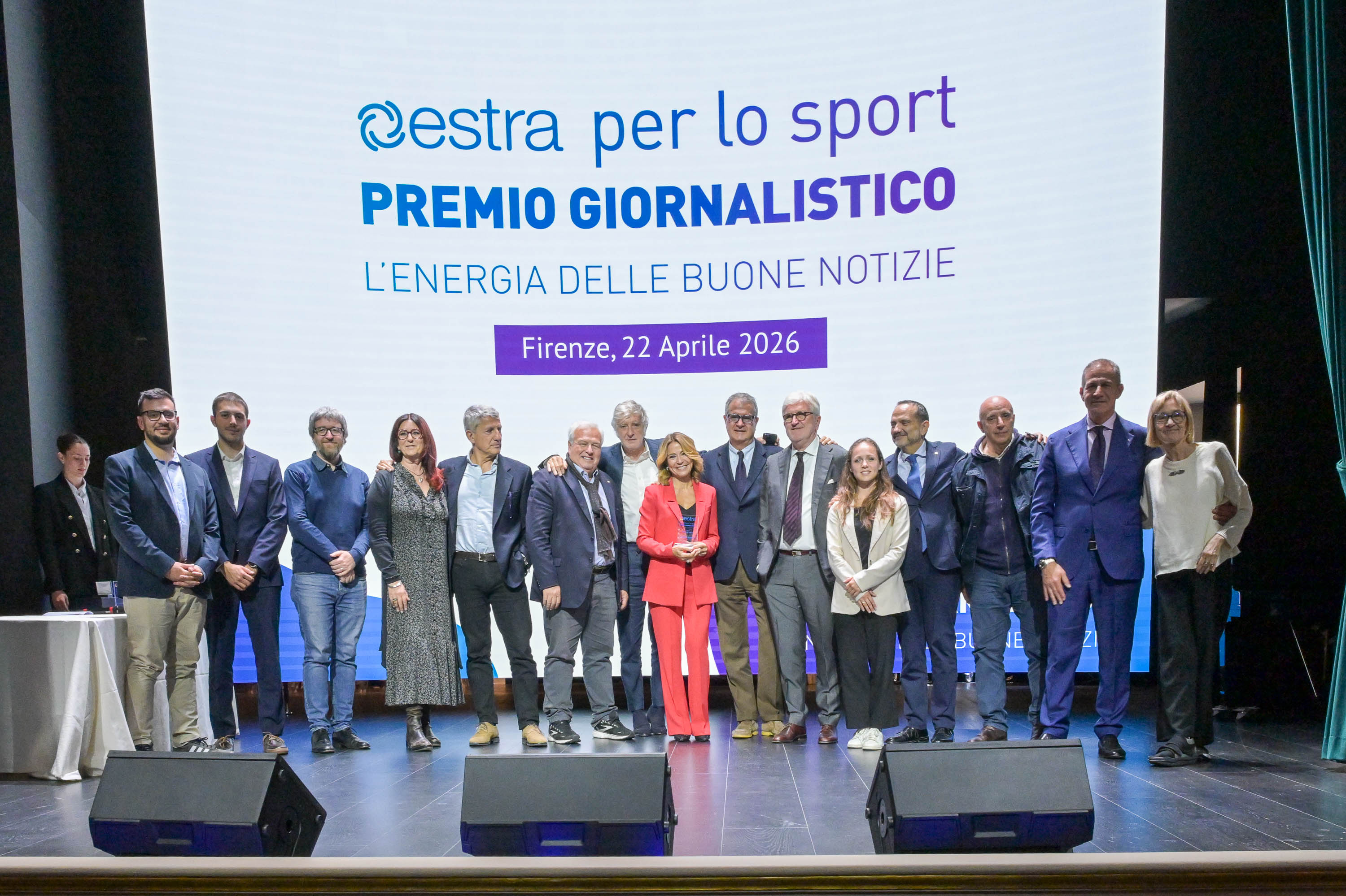 Premio giornalistico “Estra per lo Sport: l’energia delle Buone Notizie”  (Fonte foto comunicato Estra)