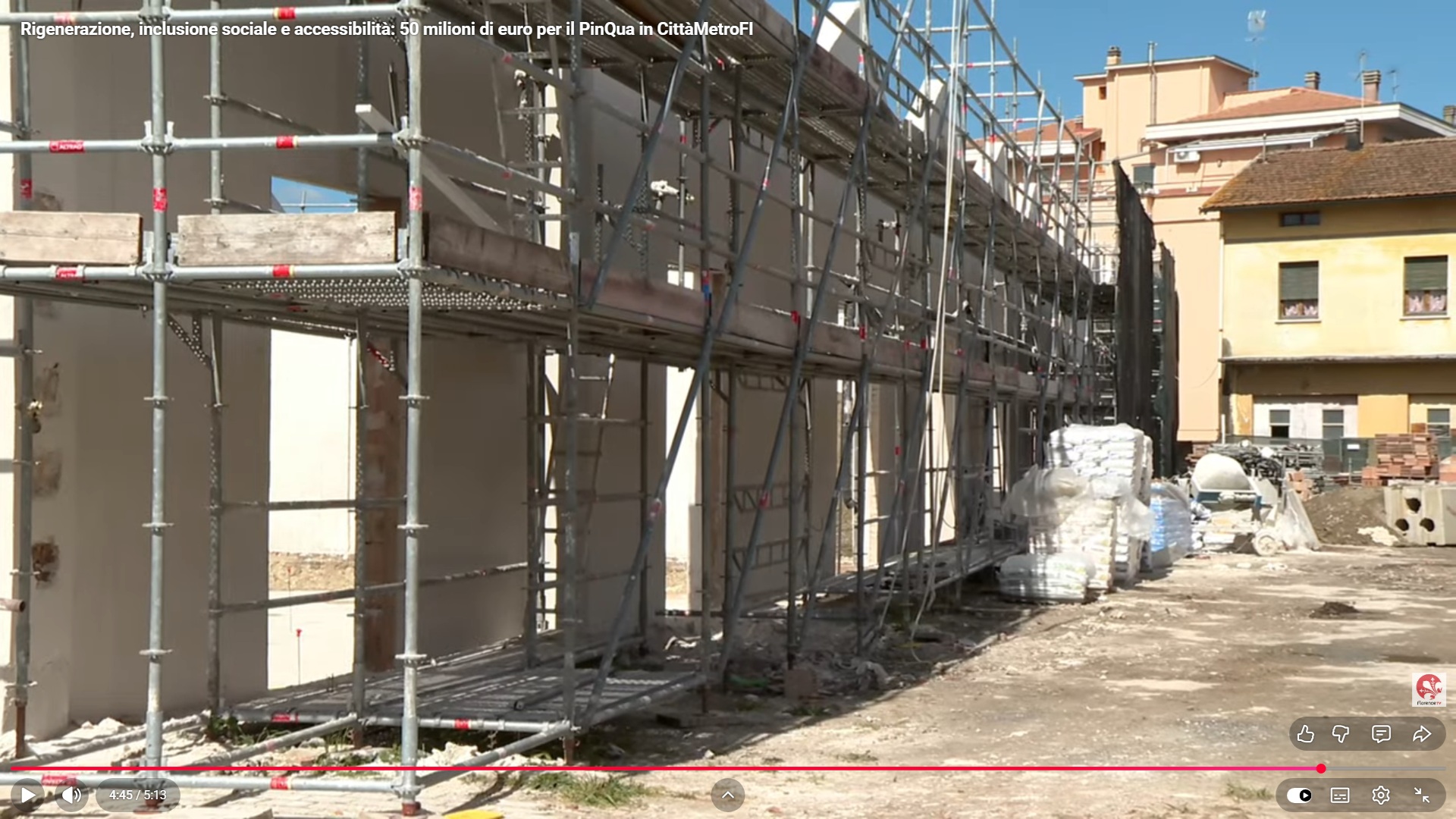 Frame dal video di Florence Tv