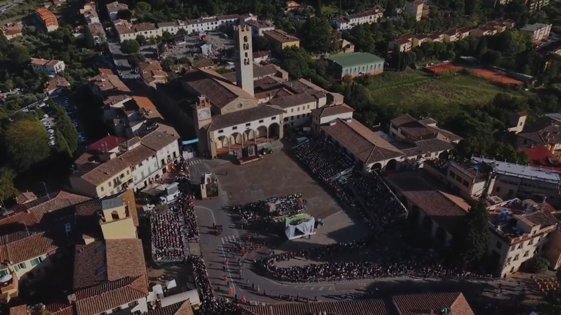 Frame dal video di Florence Tv