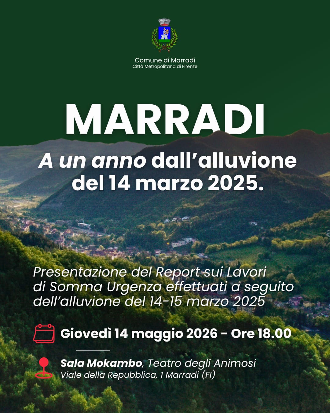 Marradi, un anno dopo l'alluvione 