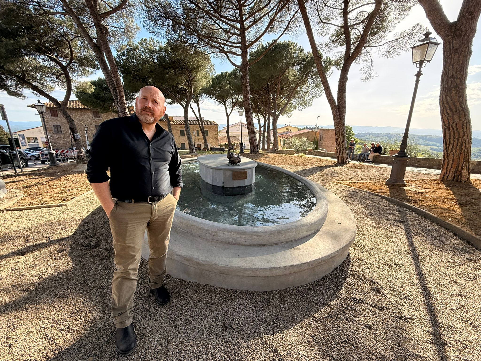 Concluso l’investimento che ha riportato in vita il manufatto ornamentale vicino al castello di Barberino Val d'Elsa (fonte foto comunicato Comune Barberino Tavarnelle)