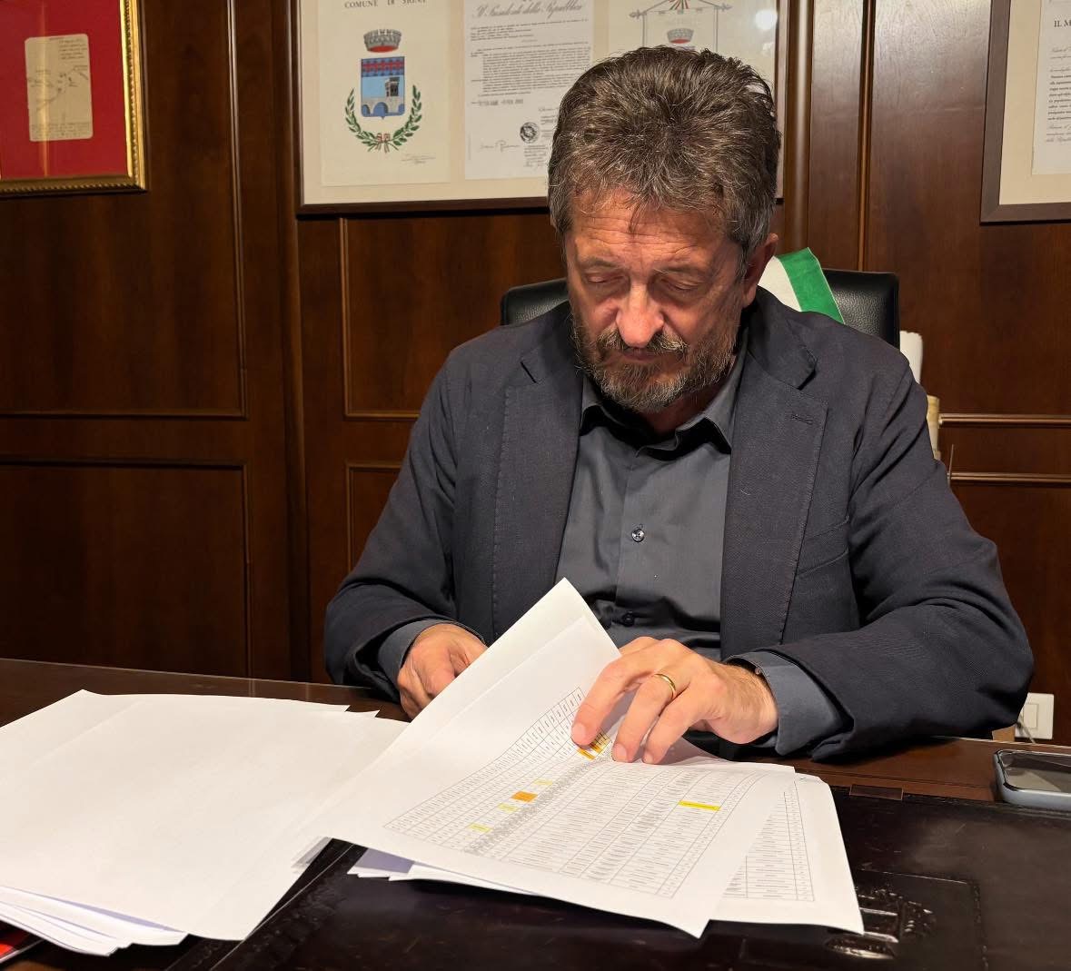Il sindaco Fossi (Fonte foto comunicato Comune di Signa)