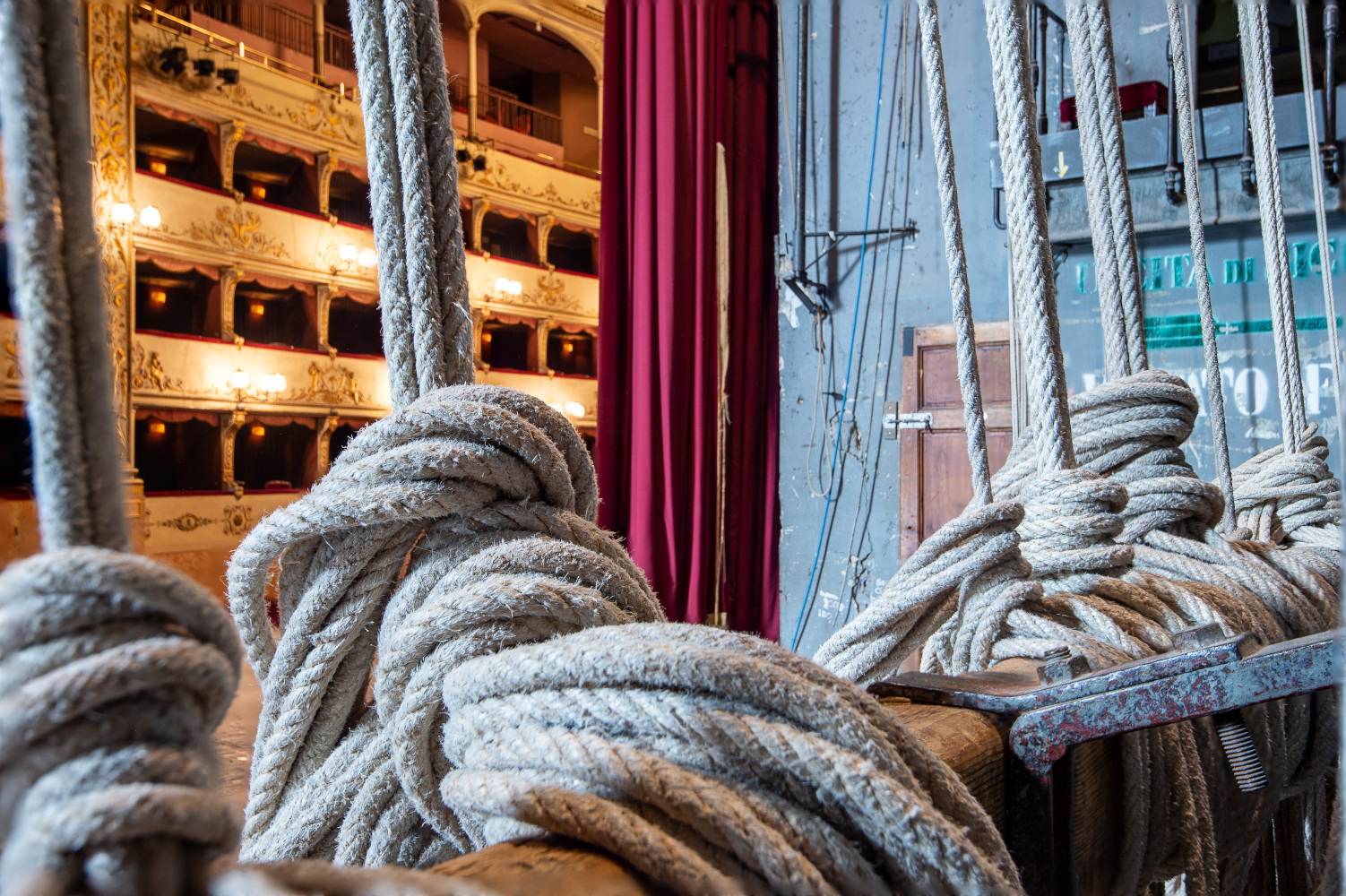 Teatro della Pergola, palcoscenico (Foto Filippo Manzini - Fonte comunicato Teatro della Toscana)