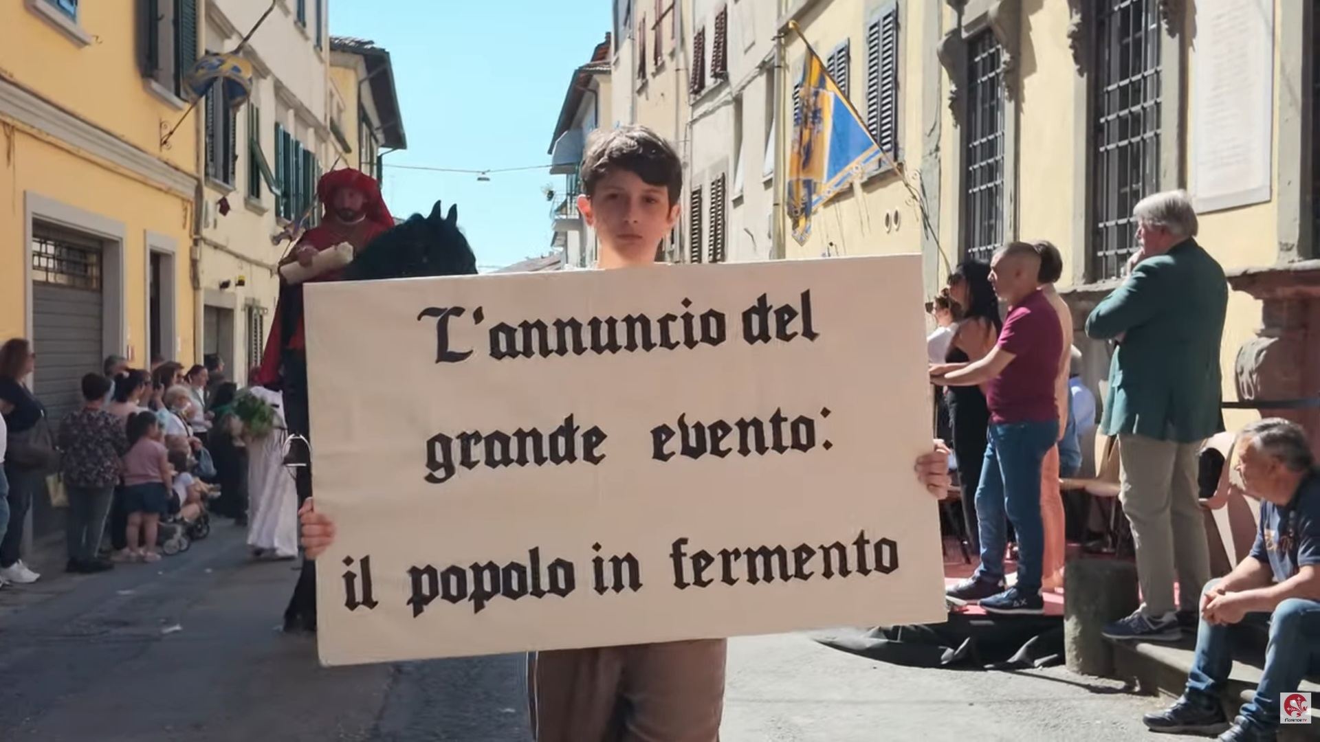 Frame dal video di Florence Tv