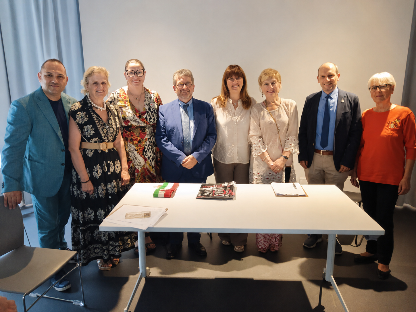 I rappresentanti delle Istituzioni (foto Comune di Signa)