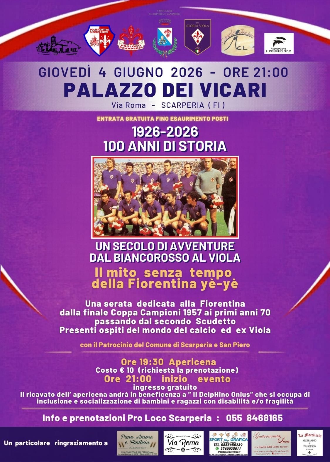 Il mito senza tempo della Fiorentina yè-yè - 4 giugno
