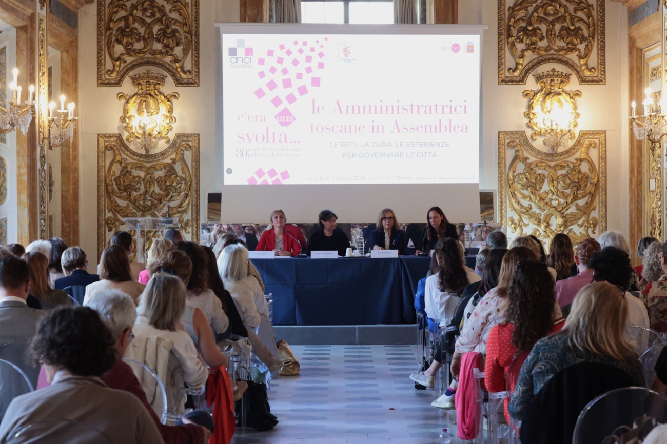 Beatrice Barbieri, la consigliera delegata porta il saluto della Metrocittà al convegno Anci (foto Antonello Serino - Met Ufficio Stampa)