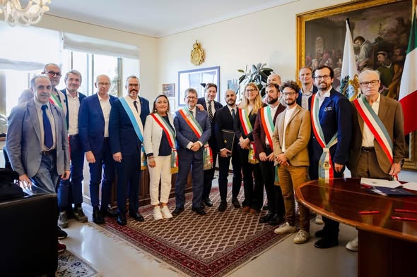 Cerreto Guidi tra i firmatari del Protocollo d'Intesa con la Repubblica di San Marino per la valorizzazione del turismo spirituale e delle tradizioni religiose (Fonte foto Comune di Cerrato Guidi)