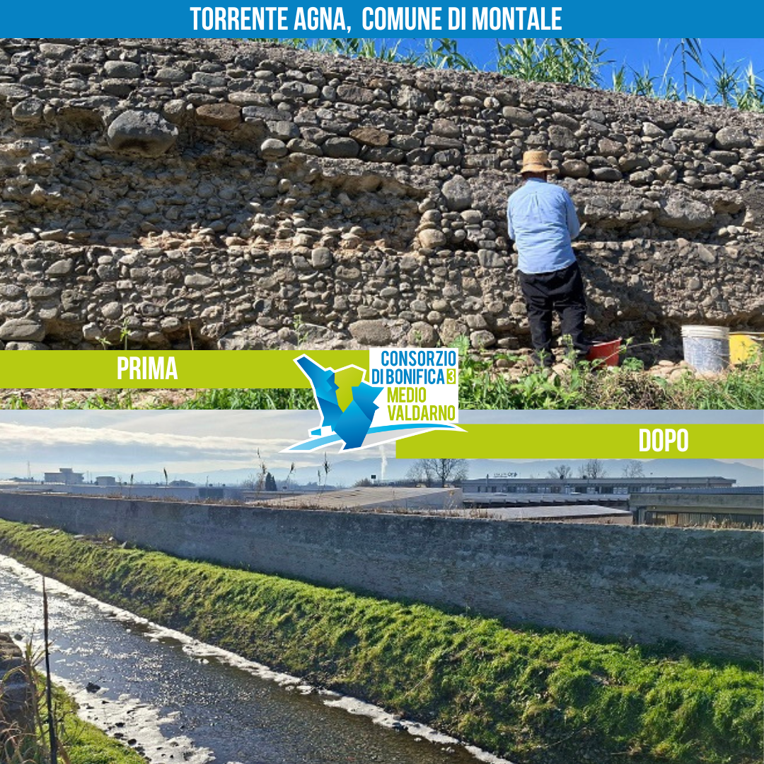 prima-dopo torrente Agna Montale