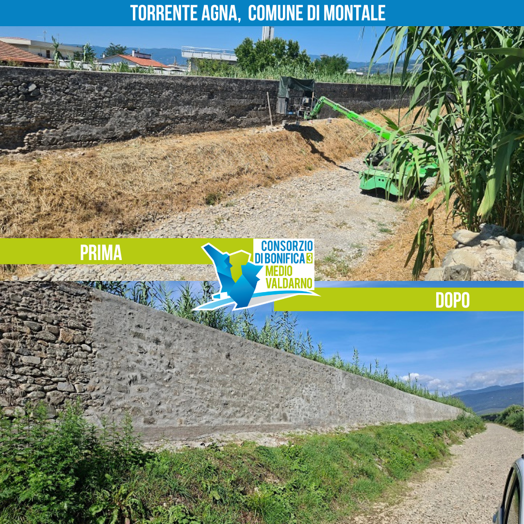 prima-dopo torrente Agna Montale