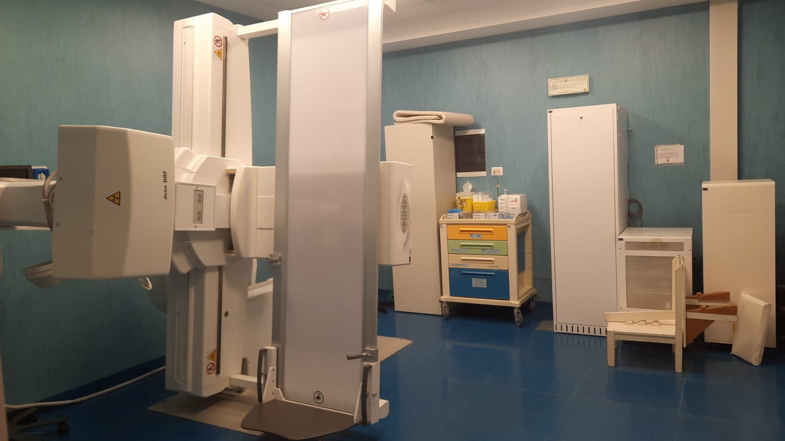 L'apparecchio radiologico telecomandato aggiornato (Fonte foto comunicato Ausl Toscana Centro)