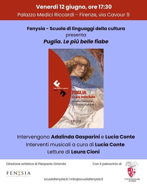 La locandina dell'incontro su 'Puglia. Le più belle fiabe'