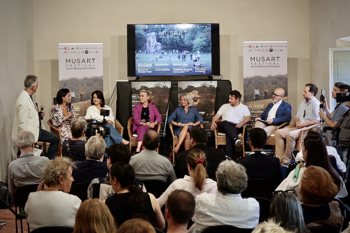 Un momento della presentazione Musart (foto Antonello Serino - Met Ufficio Stampa)