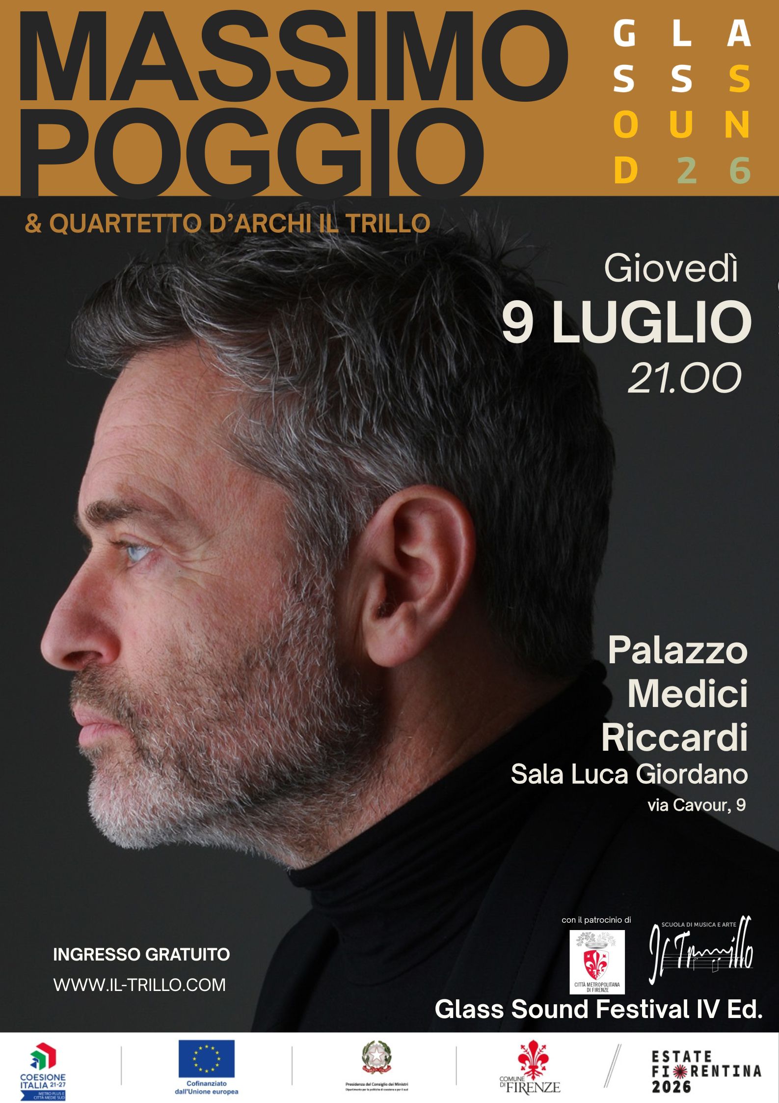 Concerto 9 luglio ore 21
