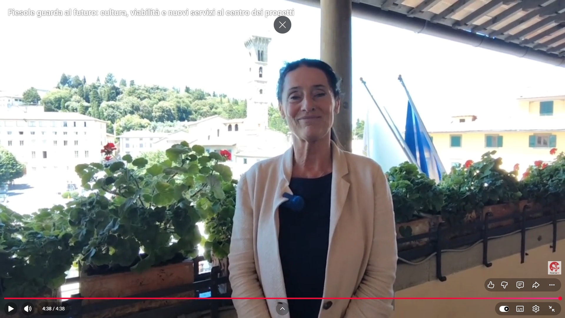 Frame dal video di Florence Tv
