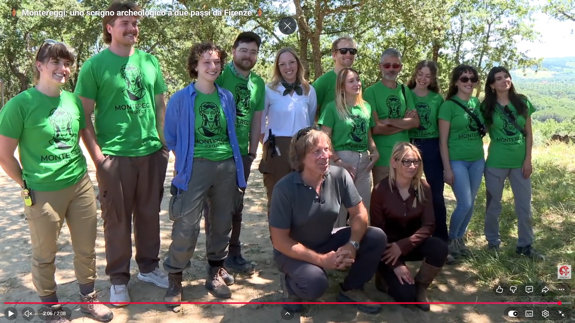 Frame dal video di Florence Tv